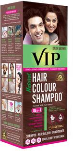 VIP Hair Colour Shampoo , Dark Brown