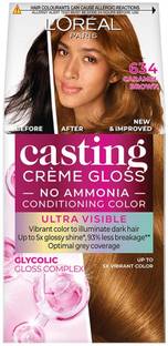 L'Oréal Paris Casting Creme Gloss With Glycolic Gloss Complex , 634 Caramel Brown