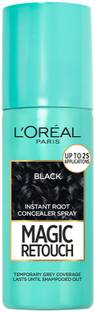 L'Oréal Paris Magic Retouch Hair Colour, Instant Root Concealer Spray , 1 BLACK