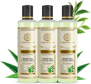 KHADI NATURAL Herbal Hair Conditioner with Greentea & Aloevera