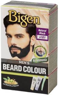 Bigen Men's Beard Color B 101 , Natural Black , Natural Black 101