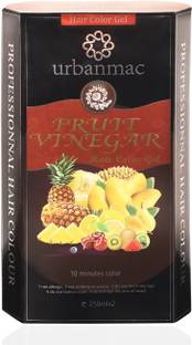 URBANMAC Fruit Vinegar Gel Based Hair Color , Natural Black