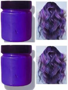 AFARAXIA Best Combo Hair Coloring Temporary Color Hair Wax purple , Perpel