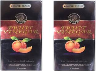 BEAUTE BLANC FRUIT VINEGAR HAIR GEL (pack of 2) , , Black