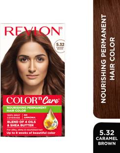 Revlon Color N Care Permanent Hair Color Cream , 5.32 Caramel Brown
