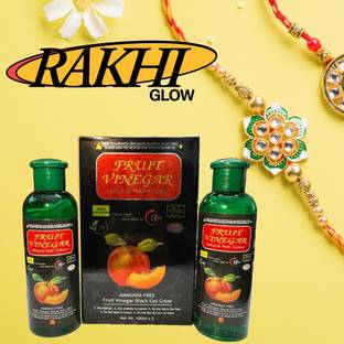 BEAUTYATH Fruit Vinegar Hair Color Gel, 100ml x 2 , NATURAL Black , Black