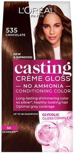 L'Oréal Paris Casting Creme Gloss With Glycolic Gloss Complex , 535 Chocolate