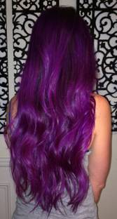 GABBU New long lasting Temporary Hair Color Purple Hair Dye Hair Styling Clays , PURPLE