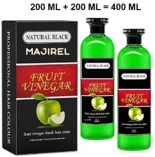 Essensity Fruit Vinegar Ammonia Free 10 Minutes Gel Based Hair Color Colour Dye - A , Natural Black