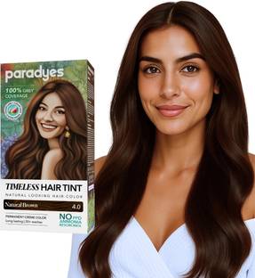 Paradyes Mini Natural Brown Timeless Permanent Crème Hair Colour for 100% Grey Coverage , Natural Brown