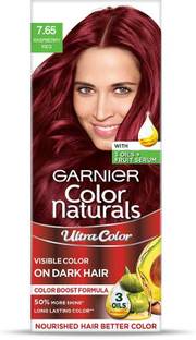 GARNIER Color Naturals Creme Hair Colour |Long-lasting Color & Shine , Raspberry Red