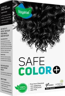 VEGETAL Safe Color+ - Soft Black 50g. , Soft Black