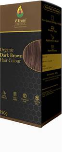 V-Truss Organics 100% Natural and Organic Chemical Free Hair Color , Dark Brown