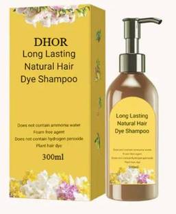 DHOR Japanese Long Lasting Natur Hair Day Shampoo-300ML , Black