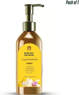 PHIZLLER Natural Hair Dye Shampoo | Deep Nourishment & Long Lasting Japanese Formula , Black
