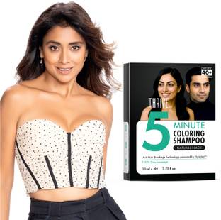 ThriveCo Coloring Shampoo with Hyaplex™ for Rich, Shiny Colored Hair | Ammonia-Free , Natural Black