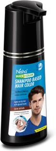 Nisha Easy 5 minute Hair Colour Shampoo Based Dark Brown,180ml , Dark Brown