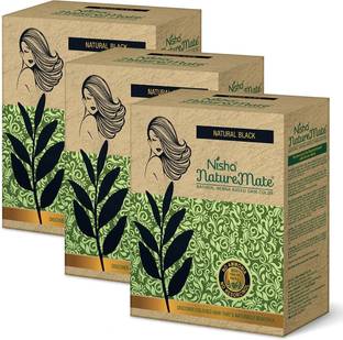 Nisha Nature Mate Henna Based , Natural Black