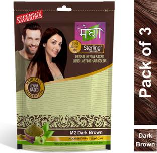 Sterling Natural Megha Mehandi M2 Dark Brown 45gm , Dark Brown