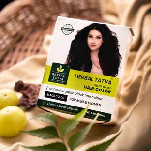 Herbal Tatva Natural Hair Color without chemical 100g , Black