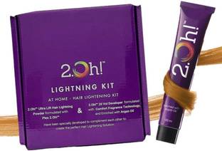 2.Oh! Italian Hair Colour DIY Kit, Hair Bleach + Semi Permanent Color , Caramel
