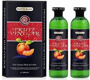 BEAUTE BLANC FRUIT VINEGAR HAIR GEL bottles , BLACK , BLACK