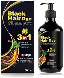 DHOR black hair dye shampoo 3 in 1 .black,hair dye shampoo..