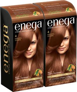 enega Smooth Care For Your Precious Hair! Natural Brown , Natural Brown