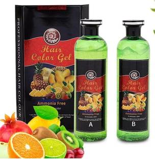 Essensity Fruit Vinegar Ammonia Free 10 Minutes Hair Color Colour Gel -C , Natural Black