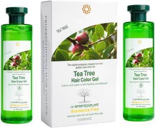 Scheibe Tea Tree Ammonia Free Hair Color Gel , Black
