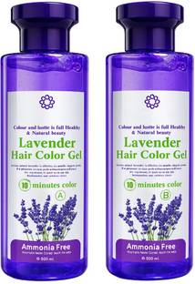 Puedo Lavender Ammonia Free Hair Color Gel , Black