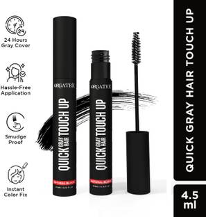 Orgatre Instant Hair Colour Touch Up Stick Pack of 2 - Natural Black, Smudge-Proof , Black