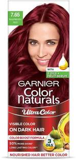 GARNIER Color Naturals Creme Hair Colour |Long-lasting Color & Shine , Raspberry Red