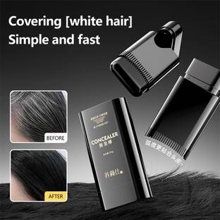 OSUFI Portable Hair Dye Comb for Gray Hair Coverage , BLACK
