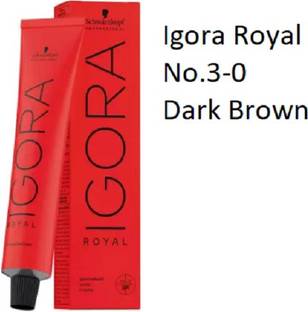 Schwarzkopf Professional Igora Royal Color Creme No.3-0 , Dark Brown