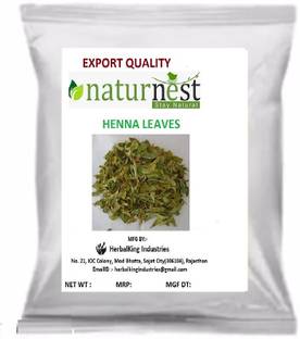 NatureNest Naturalal Henna Mehandi leaves 500 gm , black
