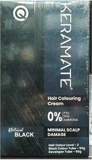Keramate Hair colouring cream , BLACK