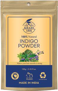 Khadi Ark Herbal Indigo Powder For Hair Color , Blue