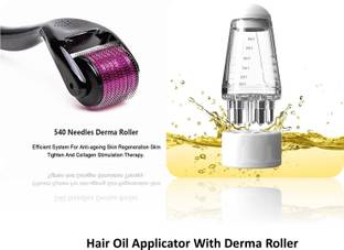 SKYBUCKET oil hair Applicator root applicator bottle With Dream Roller Combo
