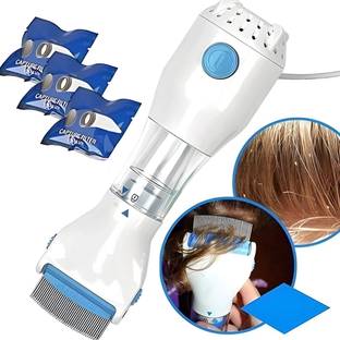 V COMB Electrical Head Lice Comb Eggs Remover Hair V-Comb Vacuums Removed Machine