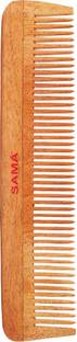 sama Fine Tooth Neem Wooden Comb for Hair Styling, Growth & Frizz Control