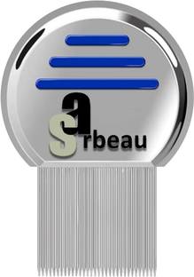 Sarbeau Lice Comb, Stainless Steel with micro grooving teeth Washable and Reusable_C_127
