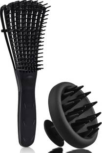 LOVHIDE Detangling Hairbrush - Afro Hair 3a To 4c,Wet And Dry Hair Comb scalp Massager