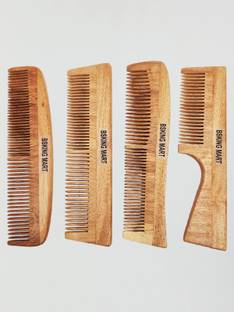 BSKING MART Neem wooden Comb