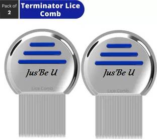 Jus’Be U Premium Terminator Lice Egg Removal and Nit Comb for Head Lice Treatment