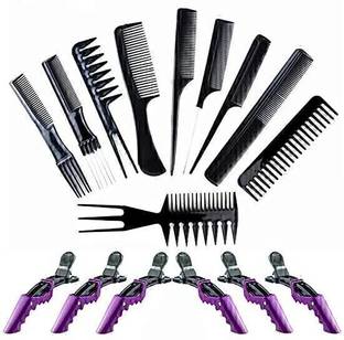 ELITEWAVE 16Pcs Hair Combs Set for Women Men..10Pcs Hair Combs and 6Pcs Hair Clips