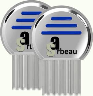 Sarbeau Lice Comb, Stainless Steel , Washable and Reusable(Pack of 2)_C_004