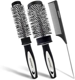 vogueNaura Blow Dryer Brush & Tail Comb Combo