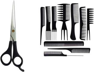 Miss Hot Combo Of Hair Cutting Scissor With Hair Styling Comb Set For Multipurpose Use