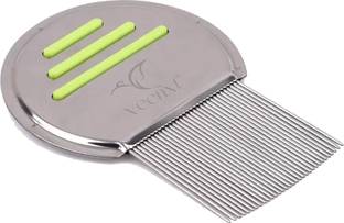 VEENXT Stainless Steel Lice Treatment Comb for Head Lice Remover Lice Egg Removal Comb